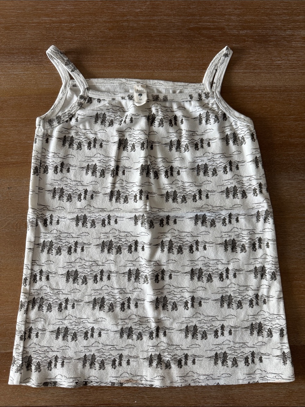kate quinn cami top Mountain & Tree Print